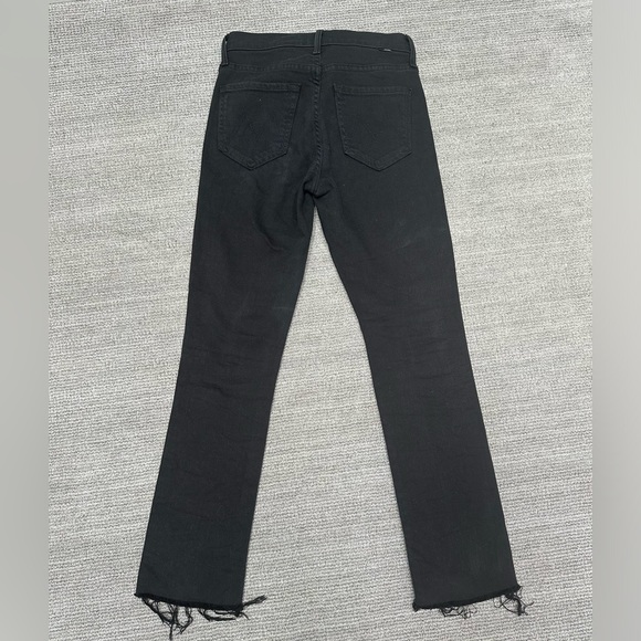 Mother Denim - Rascal Ankle Fray - “Pitch” Black - size 24 - Picture 2 of 4